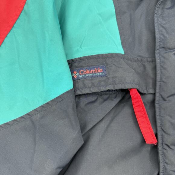 Vintage Columbia Gizzmo Mens 3 in 1 Winter Jacket Coat Blue Reversible Liner M - Picture 2 of 11